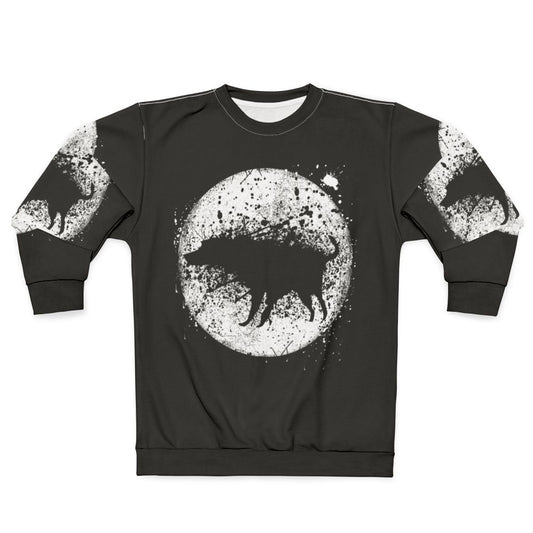 Banksy inspired graffiti art sweatshirt