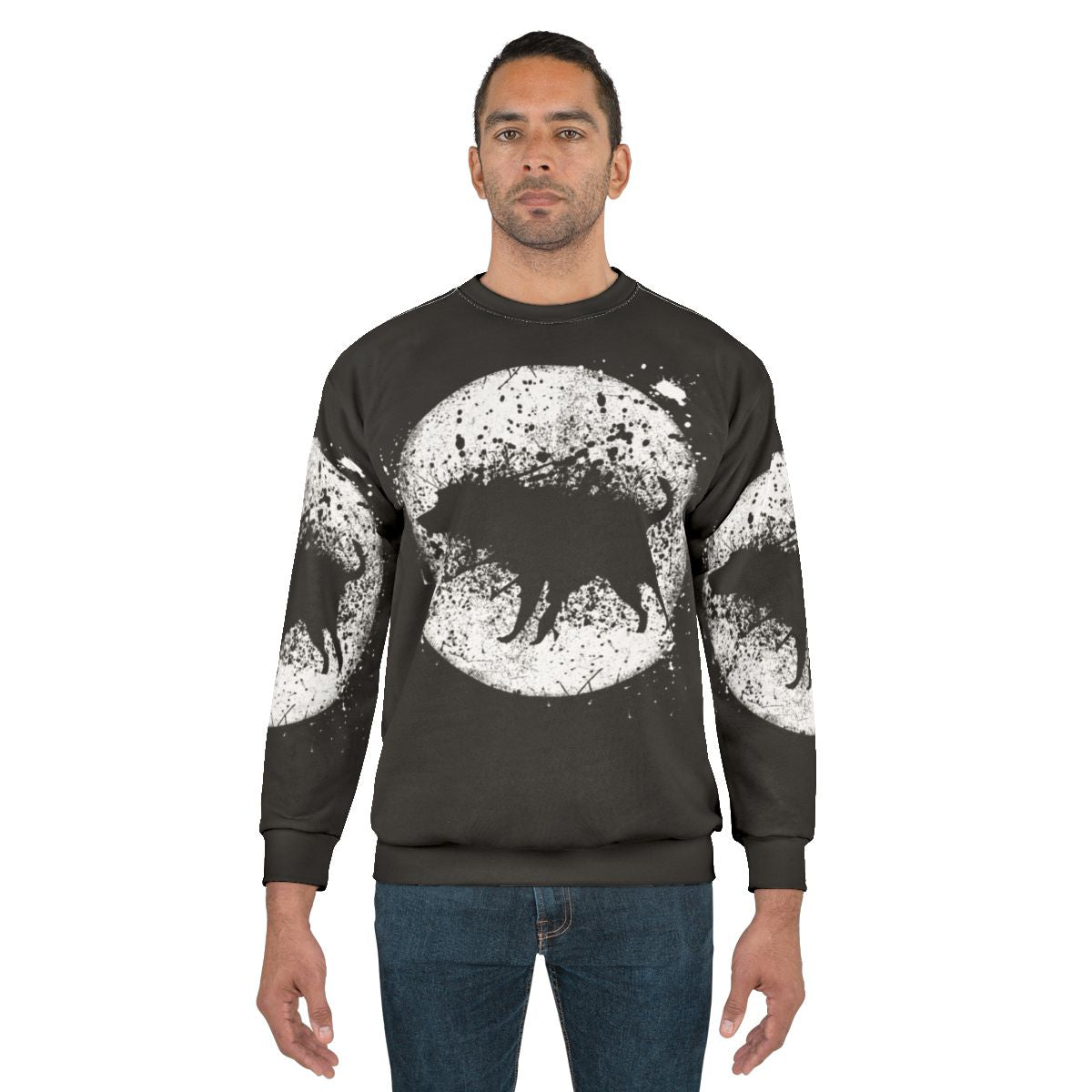 Banksy inspired graffiti art sweatshirt