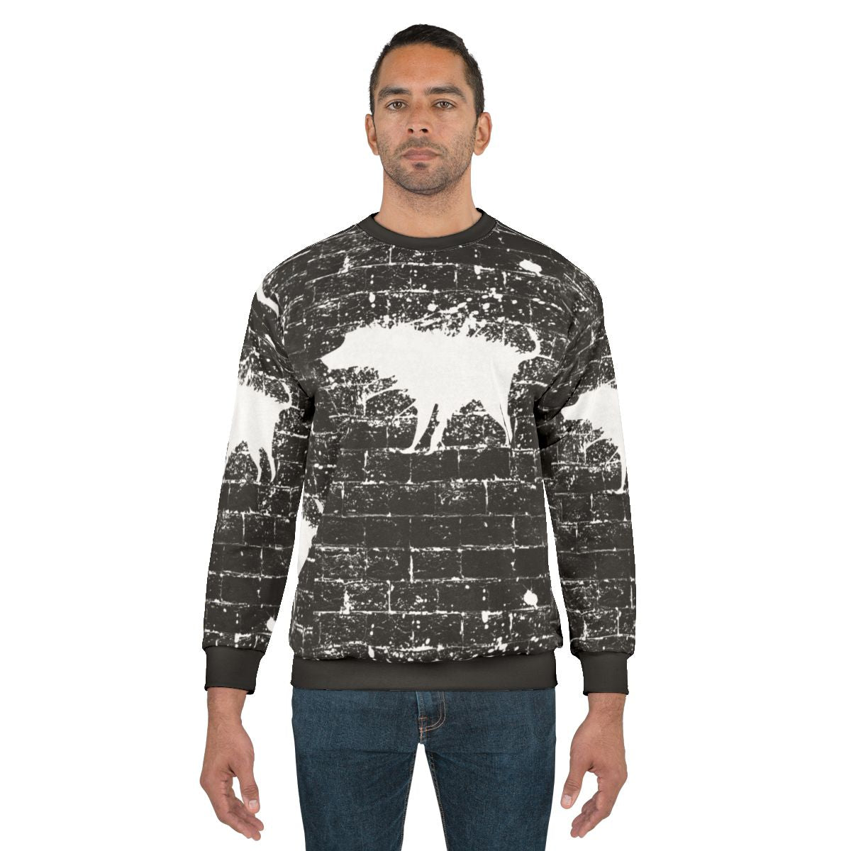 Banksy Splash Dog Graphic Sweatshirt