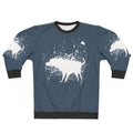 Banksy inspired splash dog graphic sweatshirt