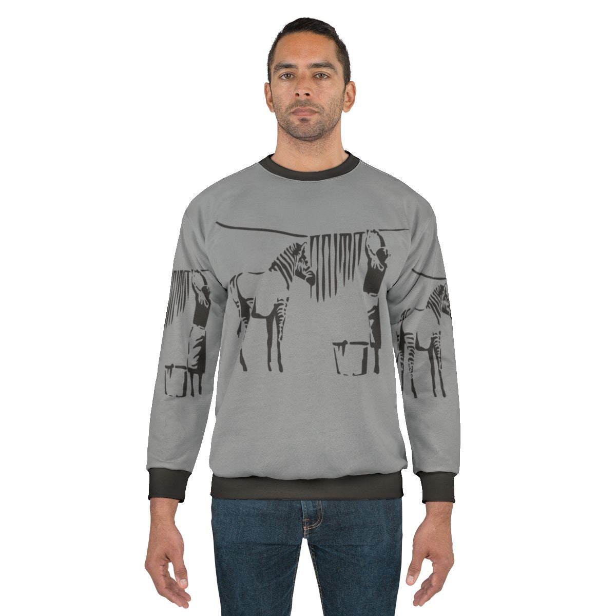 Banksy Zebra Sweatshirt - Stylish Urban Clothing