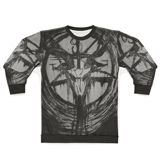 Baphomet abstract art sweatshirt