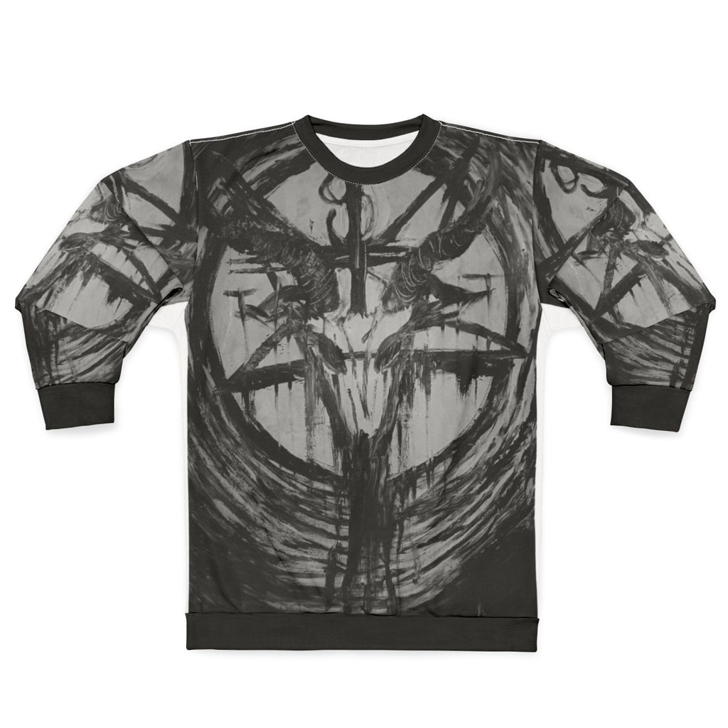 Baphomet abstract art sweatshirt