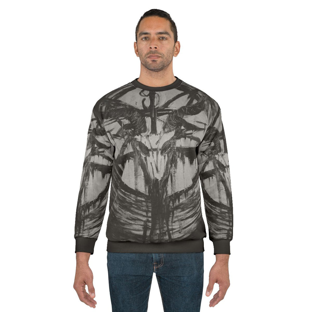 Baphomet abstract art sweatshirt