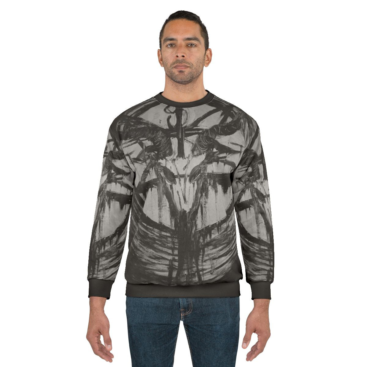 Baphomet abstract art sweatshirt