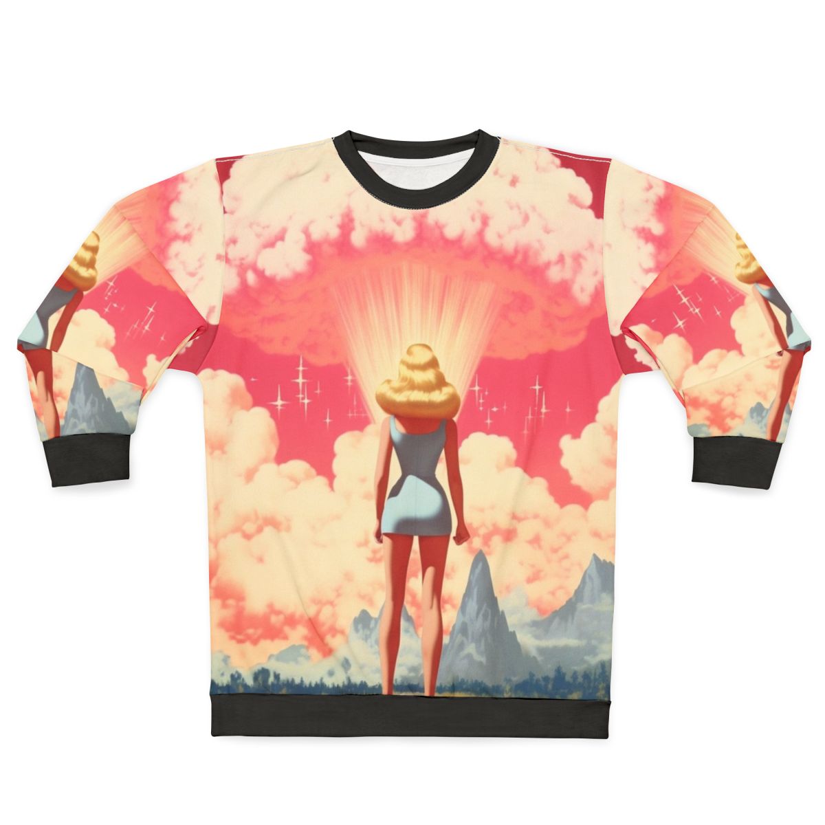 Barbenheimer 2023 No Text Sweatshirt - Fashion Merch for Barbie and Oppenheimer Movie Fans