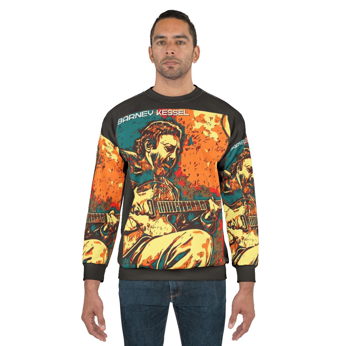 Barney Kessel Jazz Musician Vintage Sweatshirt