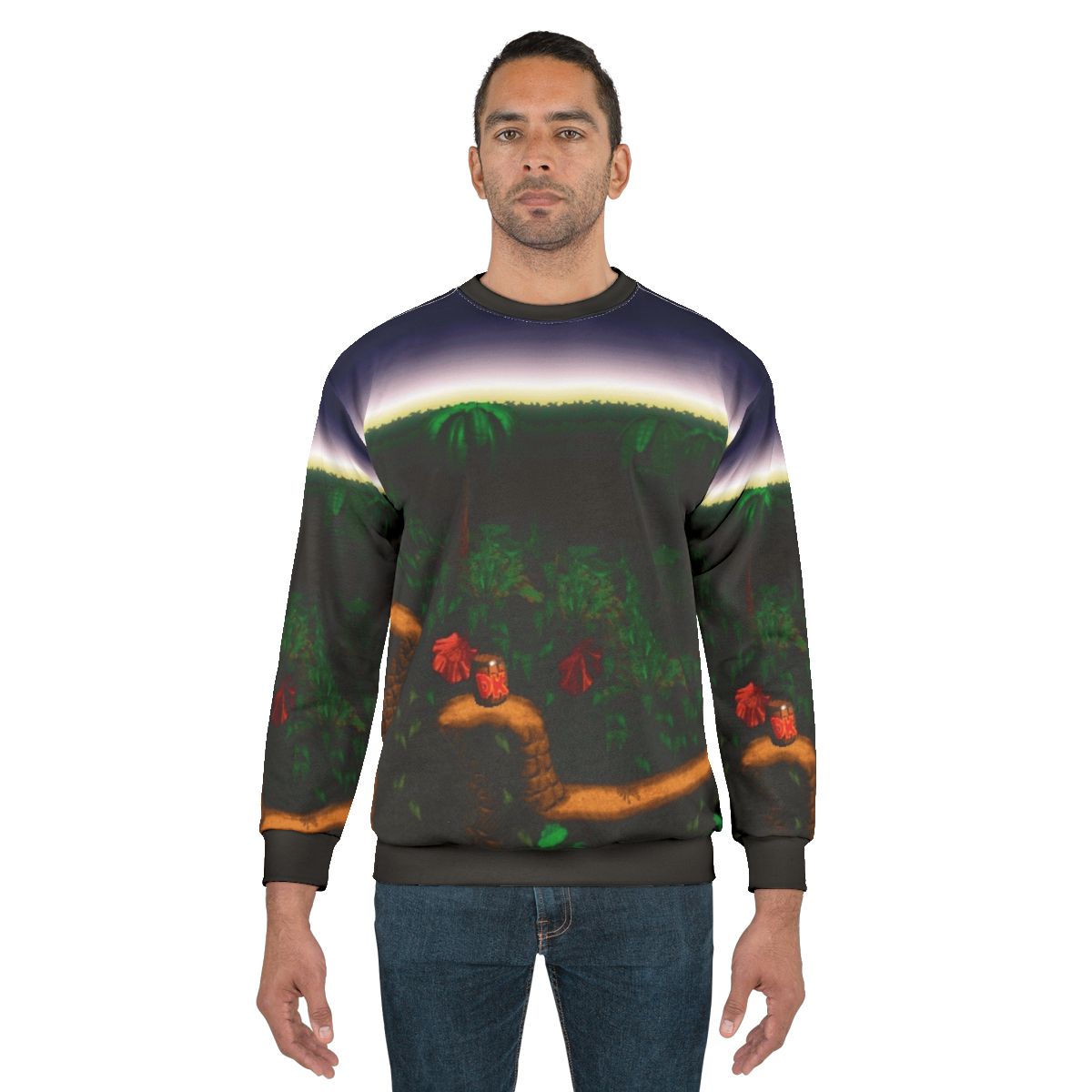 Barrel Cannon Canyon Donkey Kong SNES Retro Gaming Sweatshirt