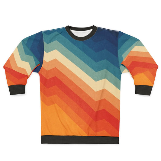 Barricade Sweatshirt with Vibrant Abstract Geometric Design