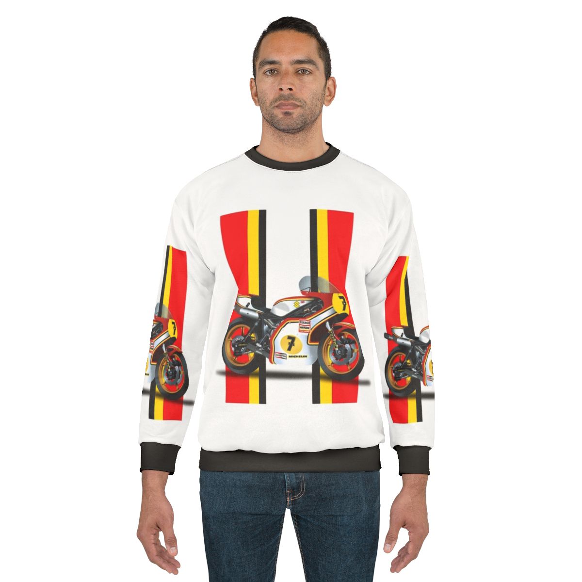 Barry Sheene Suzuki motorcycle racing vintage sweatshirt