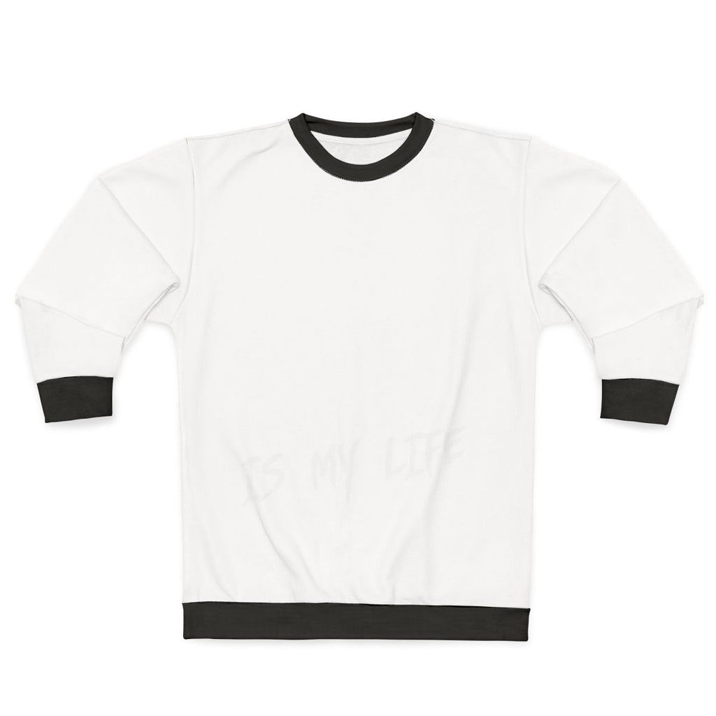 Baseball Lover's Sweatshirt with Baseball Design