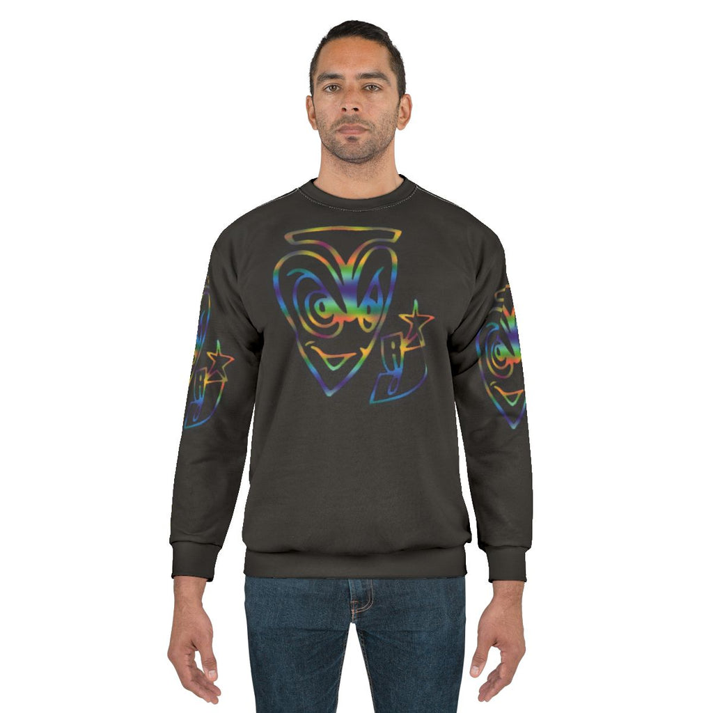 Basement Jaxx Inspired Graphic Sweatshirt