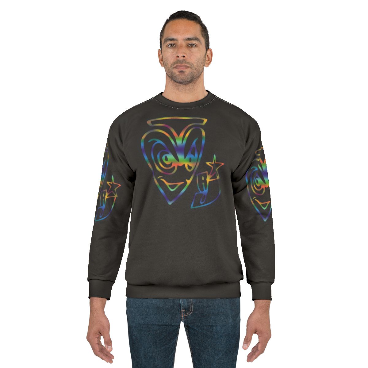 Basement Jaxx Inspired Graphic Sweatshirt