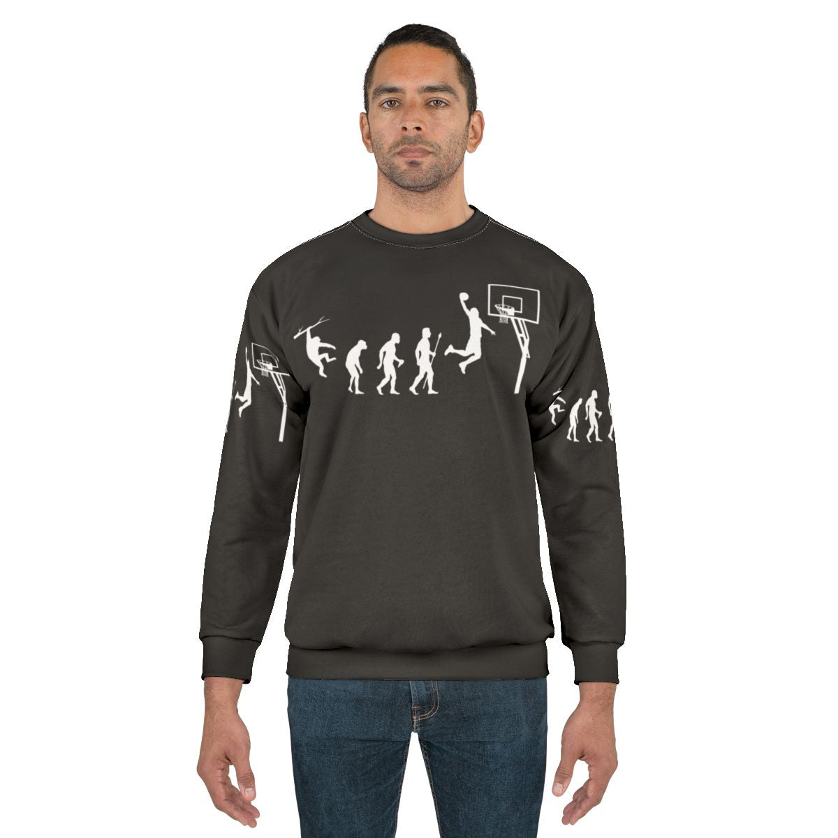 Basketball Evolution Funny Sweatshirt