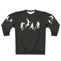 Vintage basketball player sweatshirt with Chicago Bulls graphics