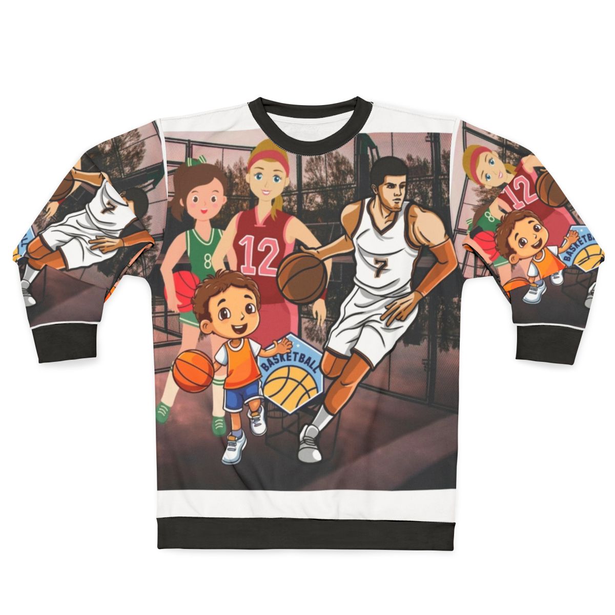 Basketball Sweatshirt for Competitive Sports