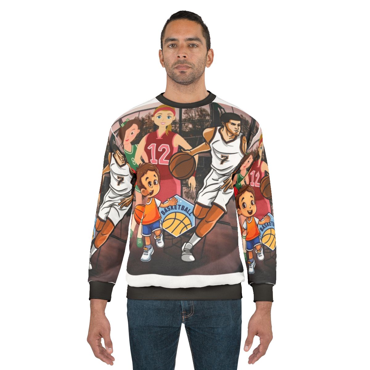 Basketball Sweatshirt for Competitive Sports
