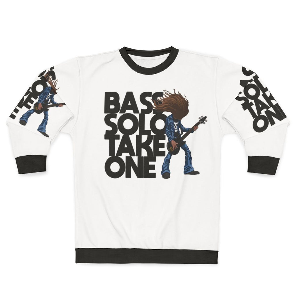 Bass Solo Cliff Burton Heavy Metal Thrash Sweatshirt