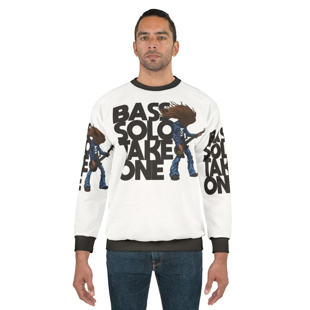 Bass Solo Cliff Burton Heavy Metal Thrash Sweatshirt