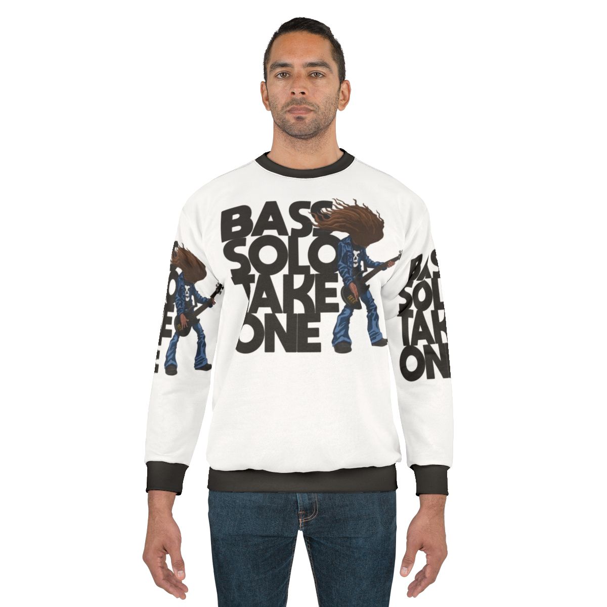 Bass Solo Cliff Burton Heavy Metal Thrash Sweatshirt