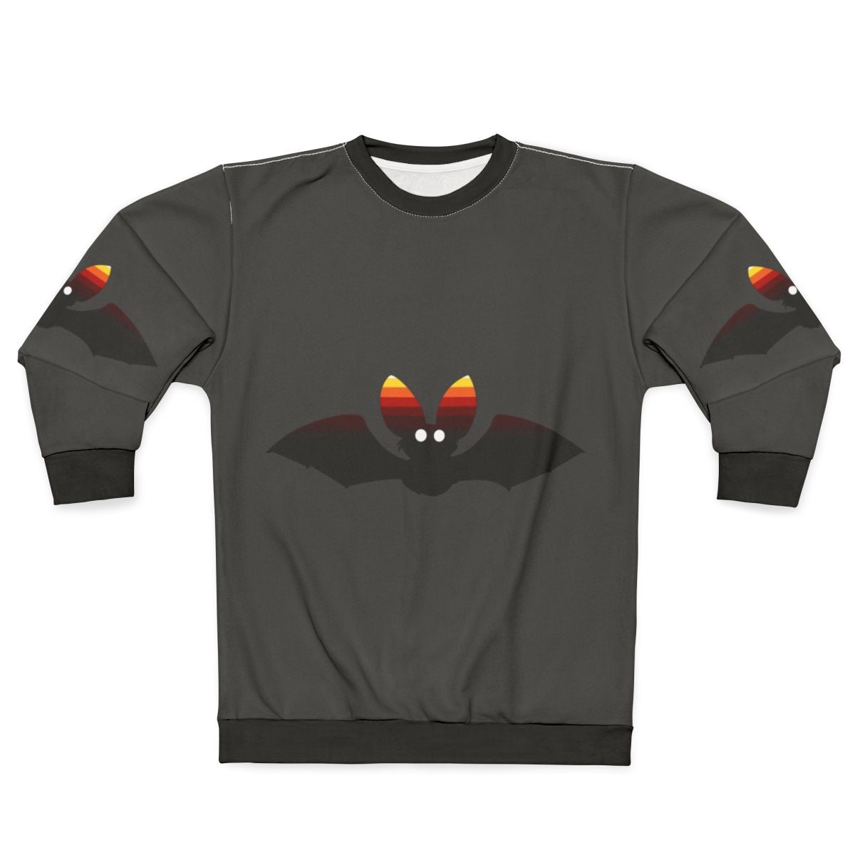 Bat Legendary Animals Sweatshirt - Colorful Abstract Nature Apparel
