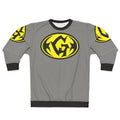 Bat letter sweatshirt with superhero alphabet design