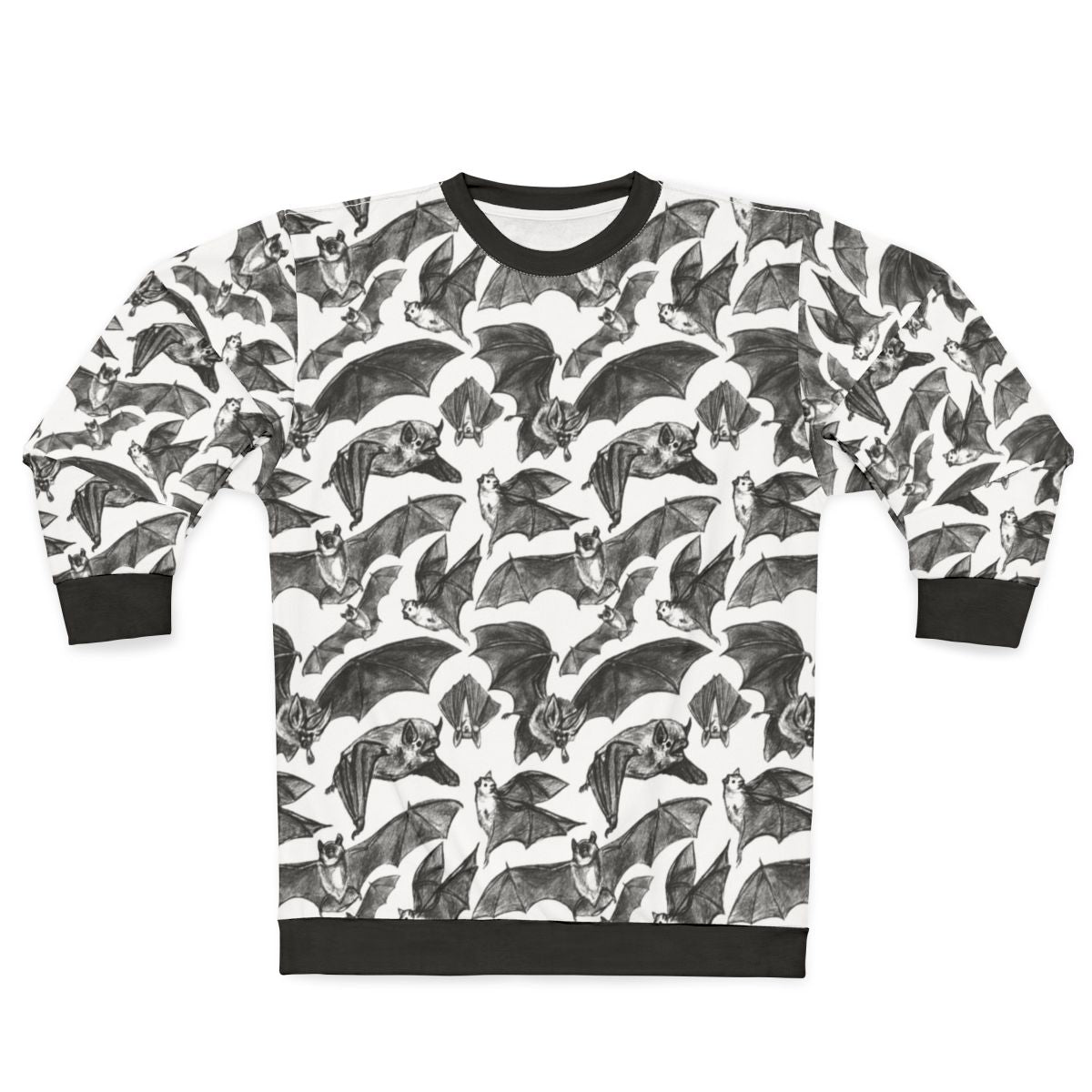Bat pattern sweatshirt