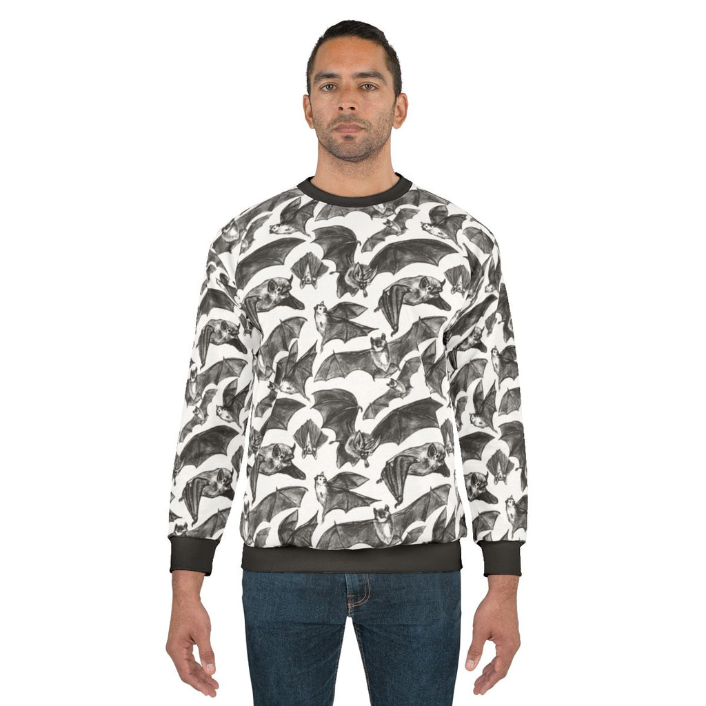 Bat pattern sweatshirt