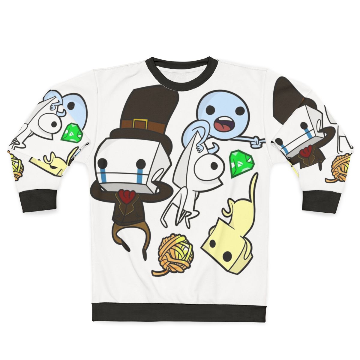 Battleblock Theater Sweatshirt - Cartoon Video Game Merchandise
