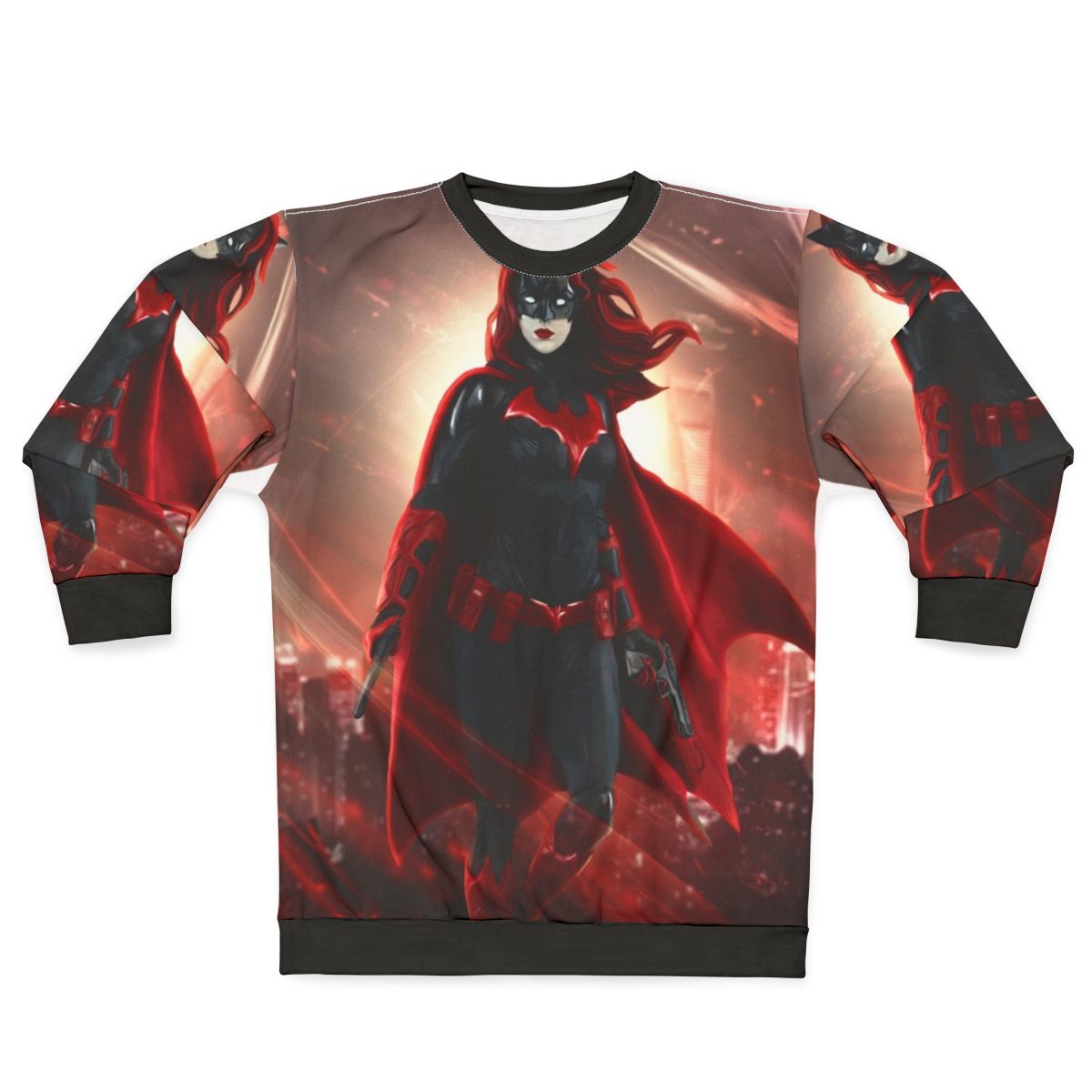 Batwoman Superhero Sweatshirt Featuring Kate Kane Comic Book Character