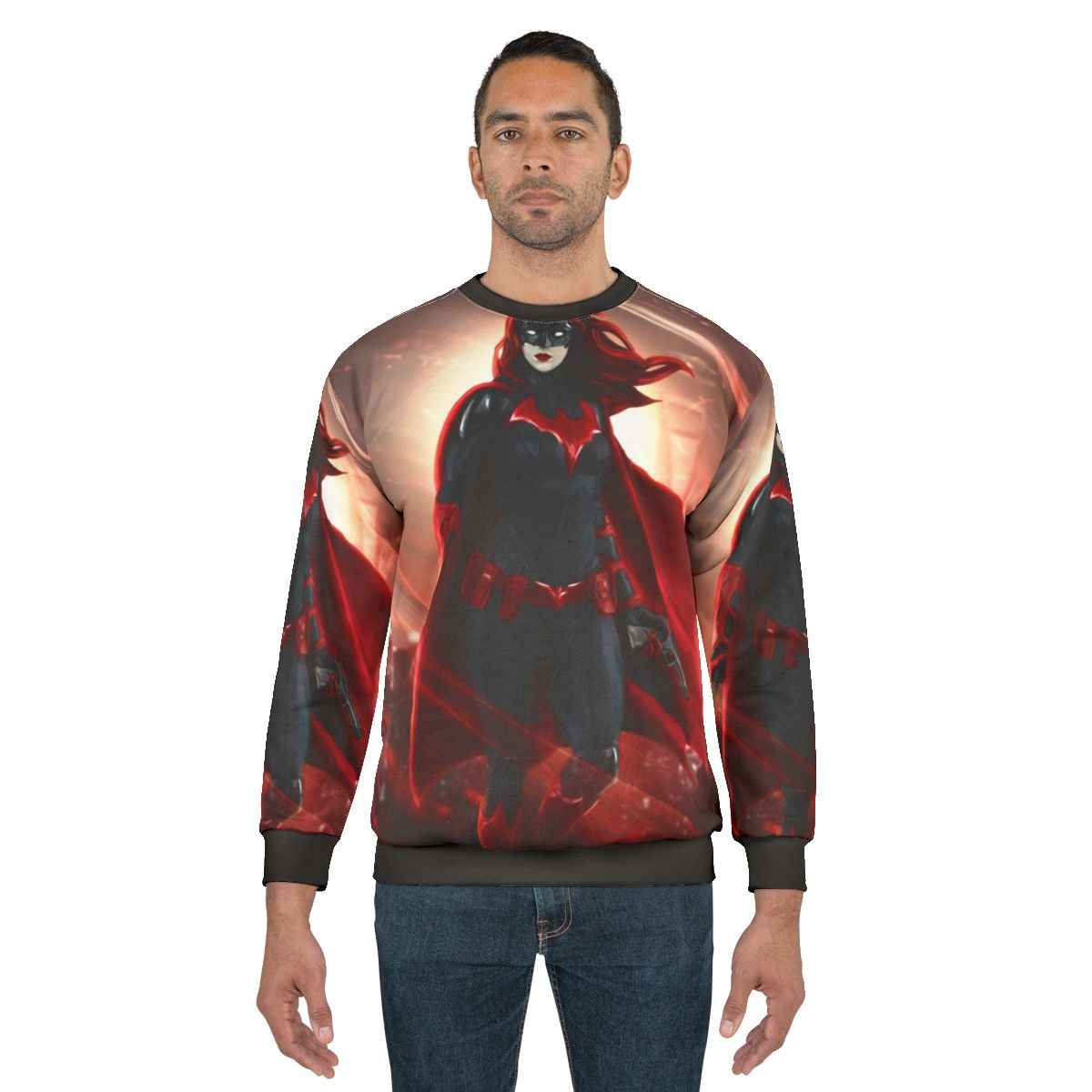 Batwoman Superhero Sweatshirt Featuring Kate Kane Comic Book Character