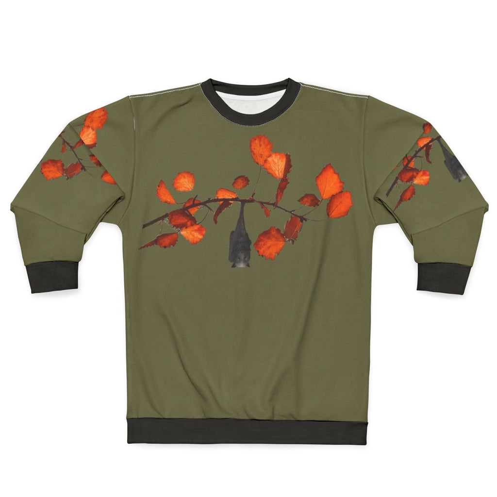 Batzilla Hanging Around Moss Green Sweatshirt