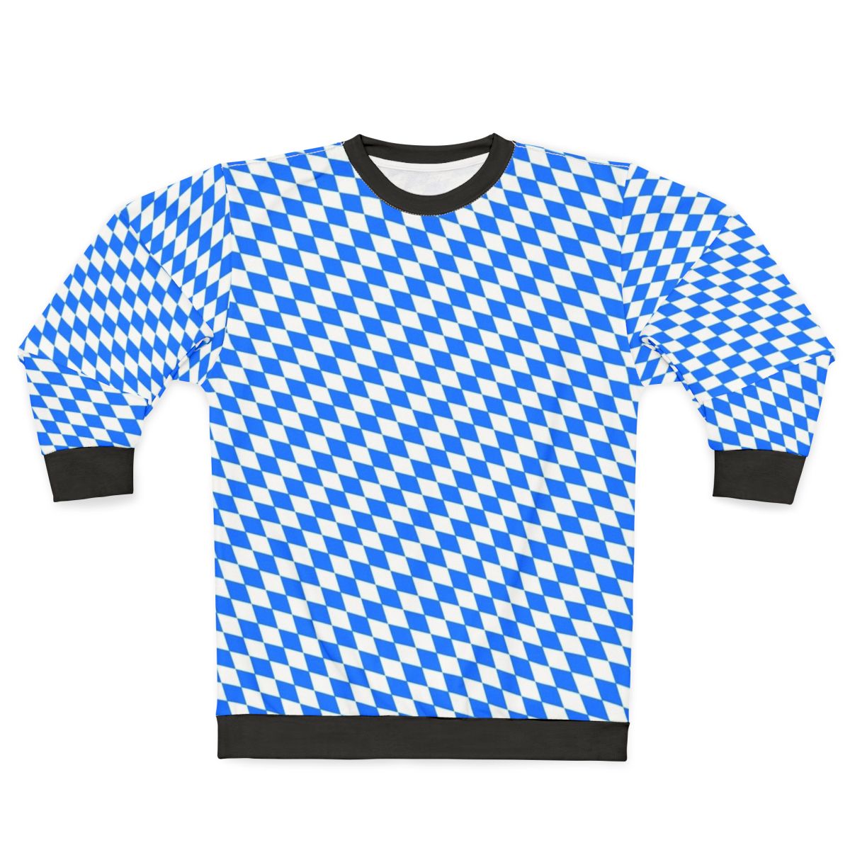 Bavarian Diamond Flag Pattern Sweatshirt