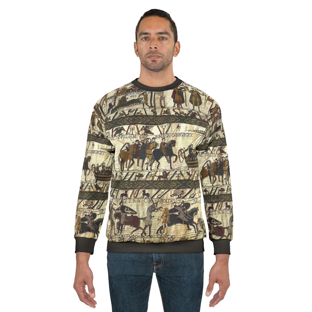 Bayeux Tapestry Medieval Viking Battle Sweatshirt