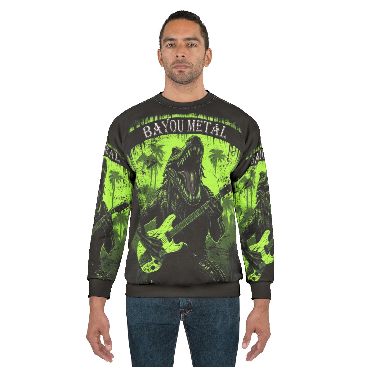 Bayou Metal Alligator Sweatshirt