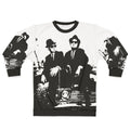 Blues Brothers Sweatshirt featuring iconic music and movie imagery