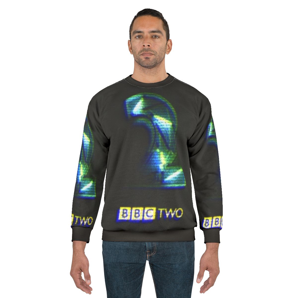 Retro BBC 2 90s logo sweatshirt
