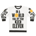 Eleven Waffle Print Sweatshirt for Stranger Things Fans