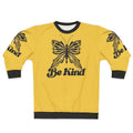 Inspirational "Be Kind" butterfly sweatshirt