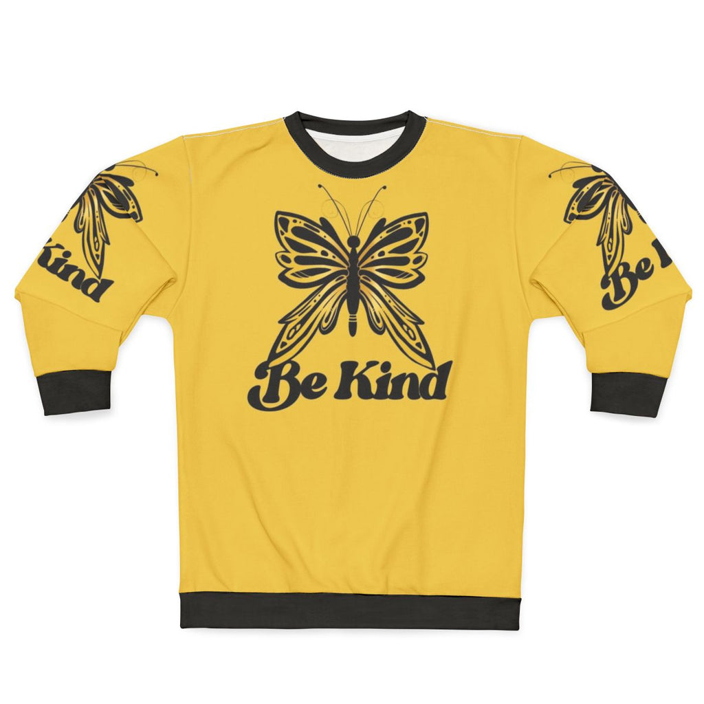 Inspirational "Be Kind" butterfly sweatshirt