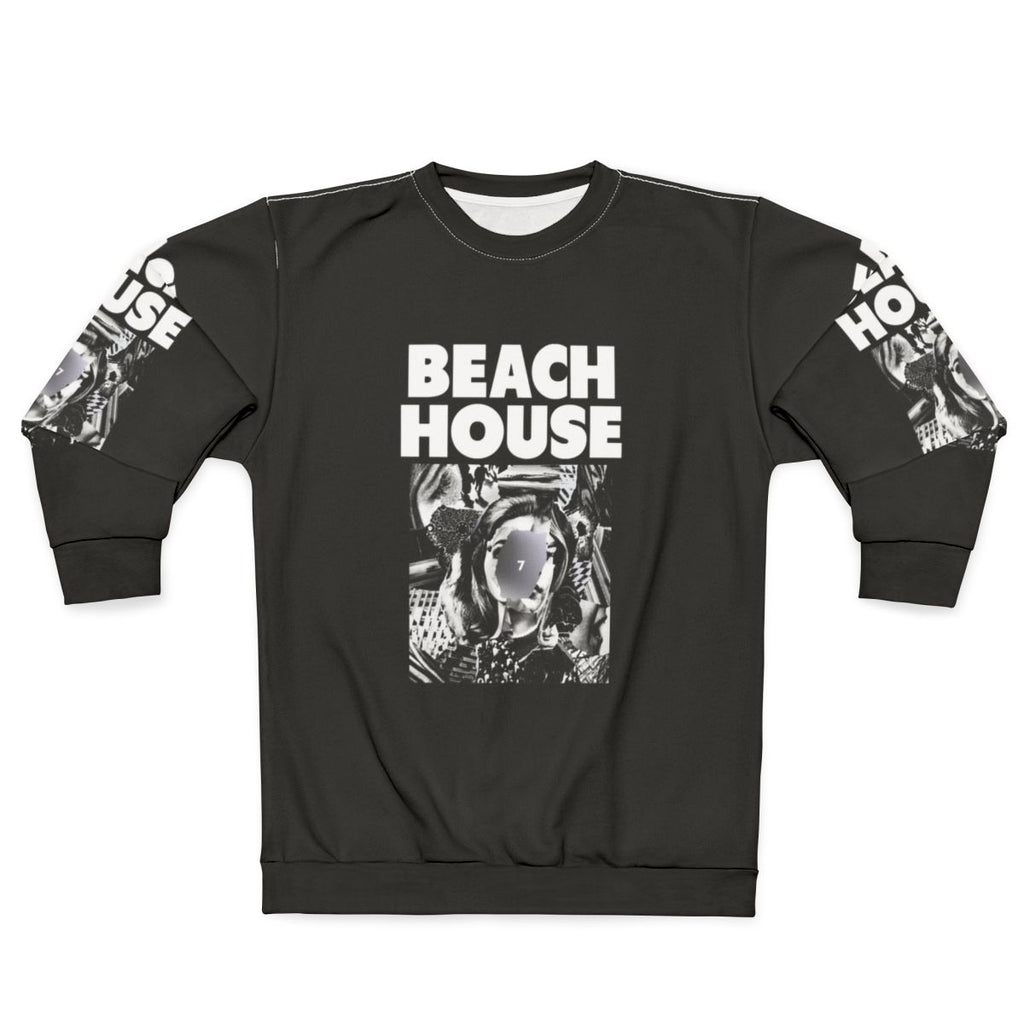 Coastal-inspired beach house sweatshirt