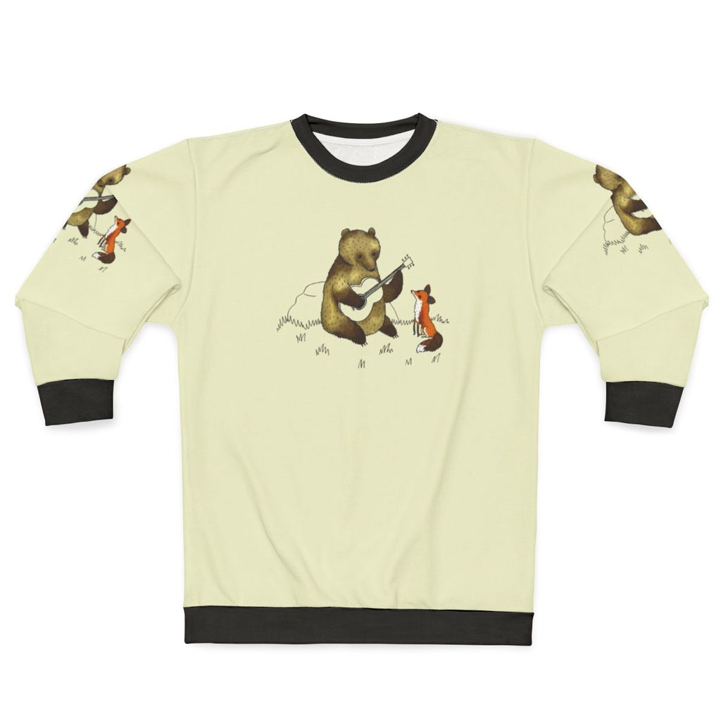 Adorable bear and fox sweatshirt
