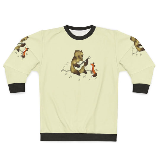 Adorable bear and fox sweatshirt