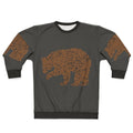 Legendary bear abstract sweatshirt with colorful nature and spirit animal design