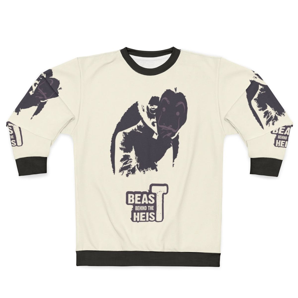 Netflix Money Heist inspired "Beast Behind the Heist" sweatshirt