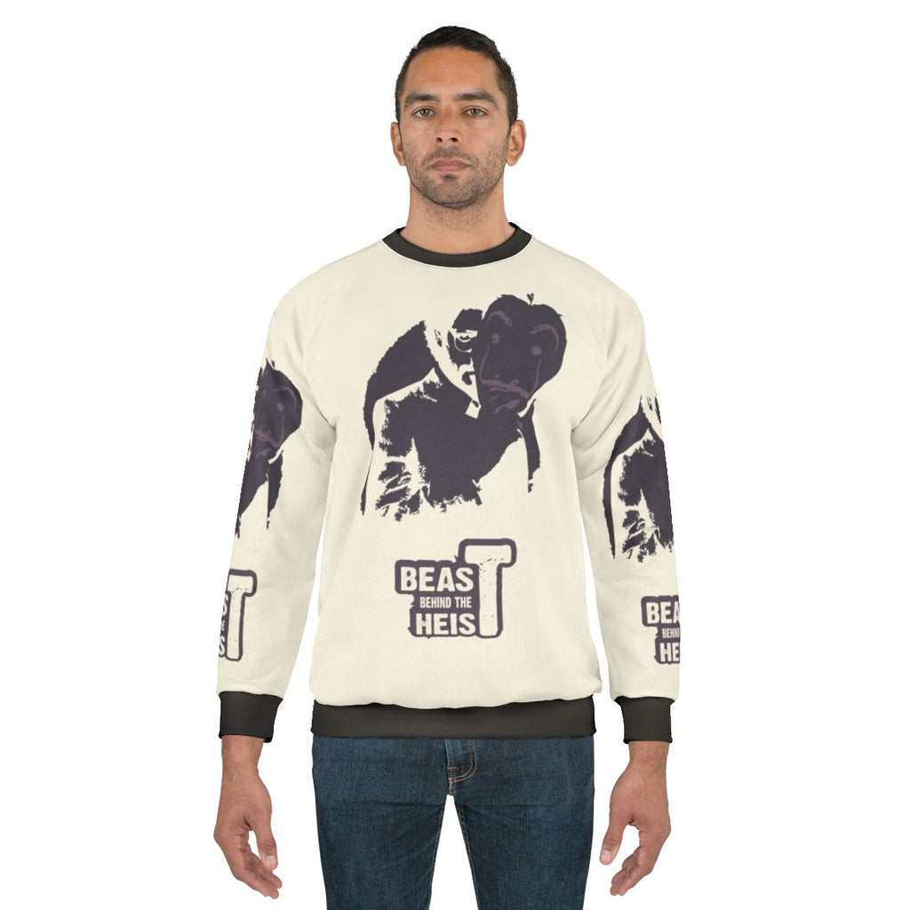 Netflix Money Heist inspired "Beast Behind the Heist" sweatshirt