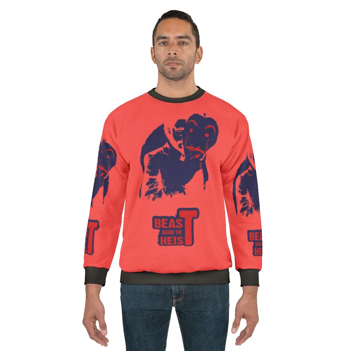 Beast Behind The Heist Netflix Fan Art Sweatshirt