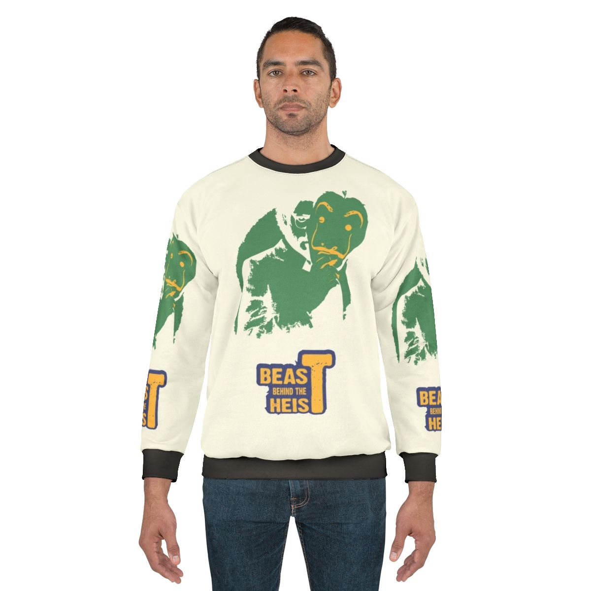 "Beast Behind The Heist" Netflix Money Heist Sweatshirt
