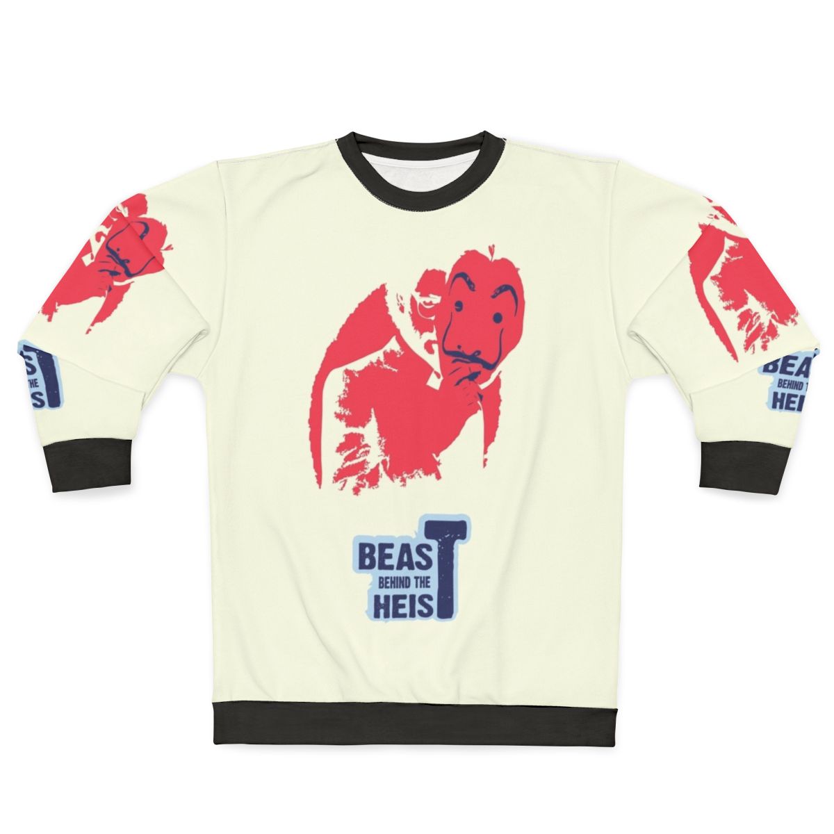 Money Heist "Beast Behind The Heist" Netflix Sweatshirt