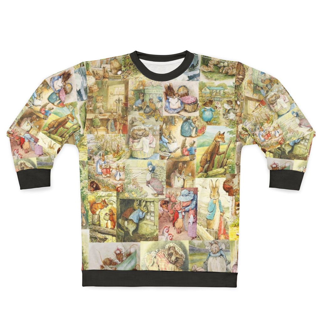 Beatrix Potter Collage Book Lover Sweatshirt